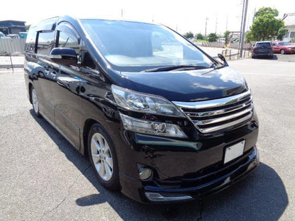 2011 TOYOTA VELLFIRE BLACK WITH CREAM INTERIOR GRADE 4.5- Due in December 2024 ONLY 53000 MILES