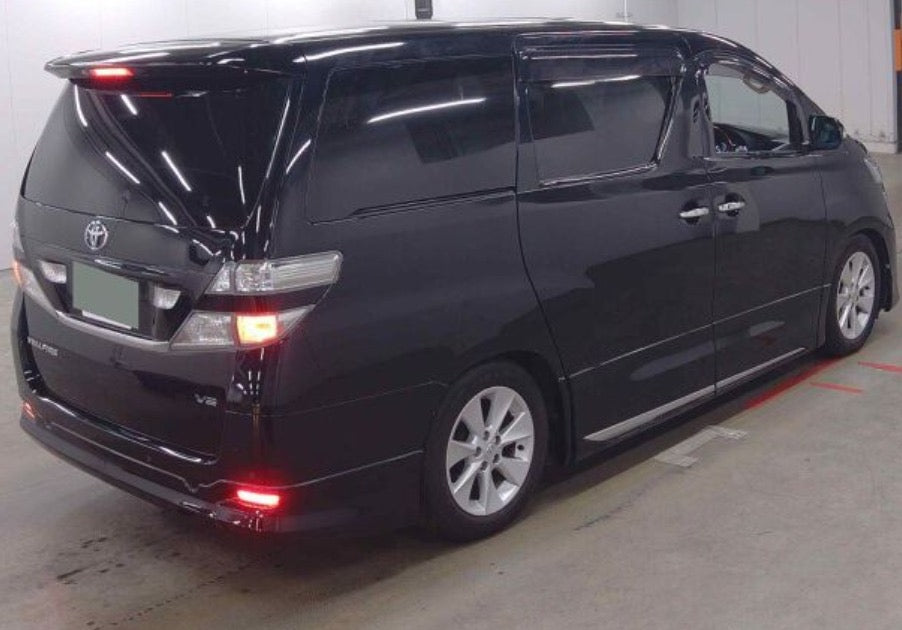 2011 TOYOTA VELLFIRE BLACK WITH CREAM INTERIOR GRADE 4.5- Due in December 2024 ONLY 53000 MILES