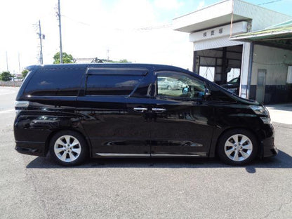 2011 TOYOTA VELLFIRE BLACK WITH CREAM INTERIOR GRADE 4.5- Due in December 2024 ONLY 53000 MILES