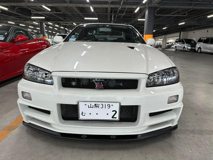 NISSAN SKYLINE R34 GTR V SPEC 2- GRADE 4.5 - mega low miles pristine- in japan awaiting shipping .