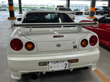 NISSAN SKYLINE R34 GTR V SPEC 2- GRADE 4.5 - mega low miles pristine- in japan awaiting shipping .