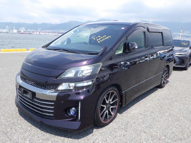 2013 TOYOTA VELLFIRE 2.4 GAZOO SPORT GRADE 4 MIDNIGHT PURPLE 58143 MILES -  due in December 2024