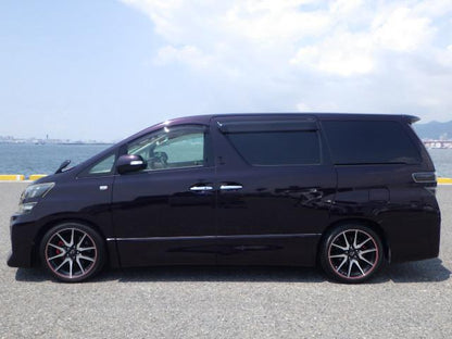 2013 TOYOTA VELLFIRE 2.4 GAZOO SPORT GRADE 4 MIDNIGHT PURPLE 58143 MILES -  due in December 2024