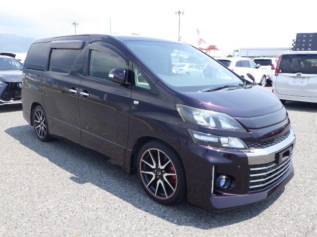 2013 TOYOTA VELLFIRE 2.4 GAZOO SPORT GRADE 4 MIDNIGHT PURPLE 58143 MILES -  due in December 2024