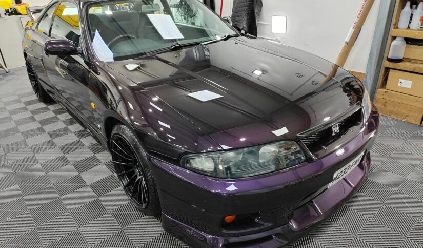 R33 GTR V SPEC – MIDNIGHT PURPLE – RB MOTORSPORT BUILT ENGINE- SOLD