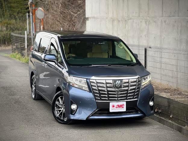 TOYOTA ALPHARD EXECUTIVE LOUNGE 3.5V6 PEARL BLUE WITH CREAM LEATHER- LANDING JULY